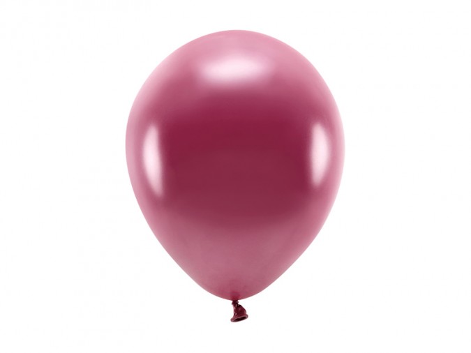 Eco Balloons 26cm metallic deep red (Set 100 bucati)