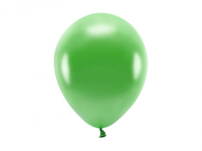 Eco Balloons 26cm metallic green grass (1 pkt / 100 pc.)