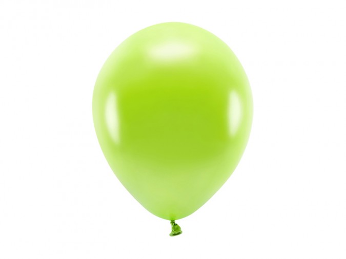 Eco Balloons 26cm metallic green apple (Set 10 bucati)