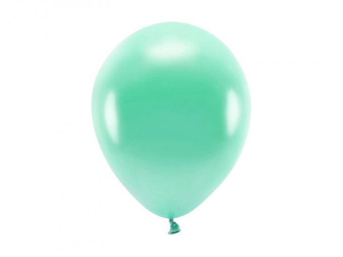 Eco Balloons 26cm metallic dark mint (Set 100 bucati)