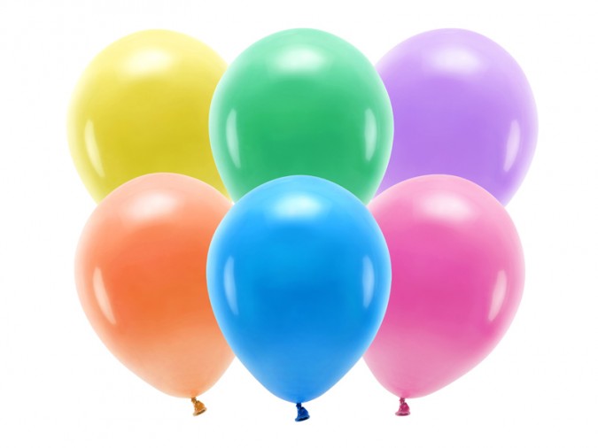 Eco Balloons 26cm pastel mix (Set 10 bucati)