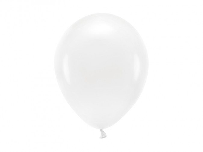 Eco Balloons 26cm pastel white (1 pkt / 10 pc.)
