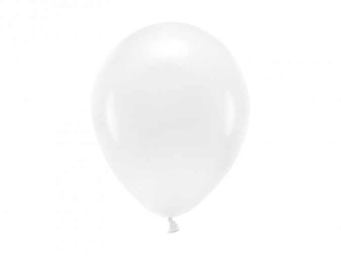 Eco Balloons 26cm pastel white (Set 10 bucati)