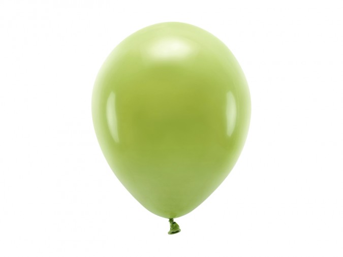 Eco Balloons 26 cm pastel olive green (1 pkt / 10 pc.)