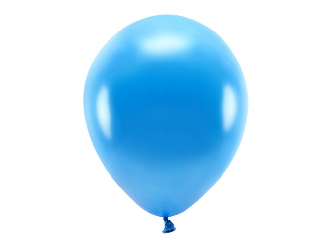 Eco Balloons 30cm metallic blue (Set 100 bucati)