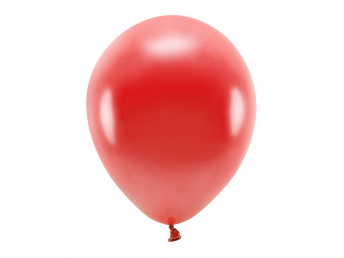 Eco Balloons 30cm metallic red (1 pkt / 100 pc.)