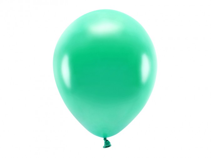 Eco Balloons 30cm metallic green (Set 100 bucati)