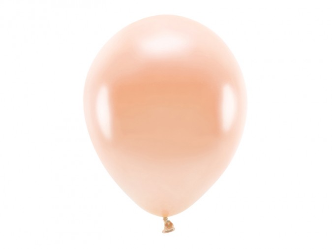 Eco Balloons 30cm metallic peach (1 pkt / 100 pc.)