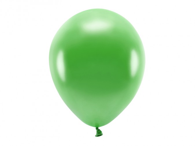 Eco Balloons 30cm metallic green grass (Set 100 bucati)