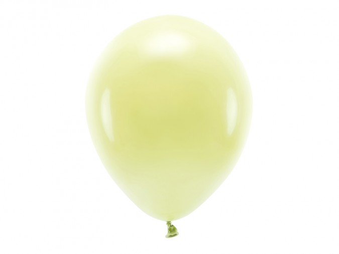 Eco Balloons 30cm pastel light yellow (Set 100 bucati)