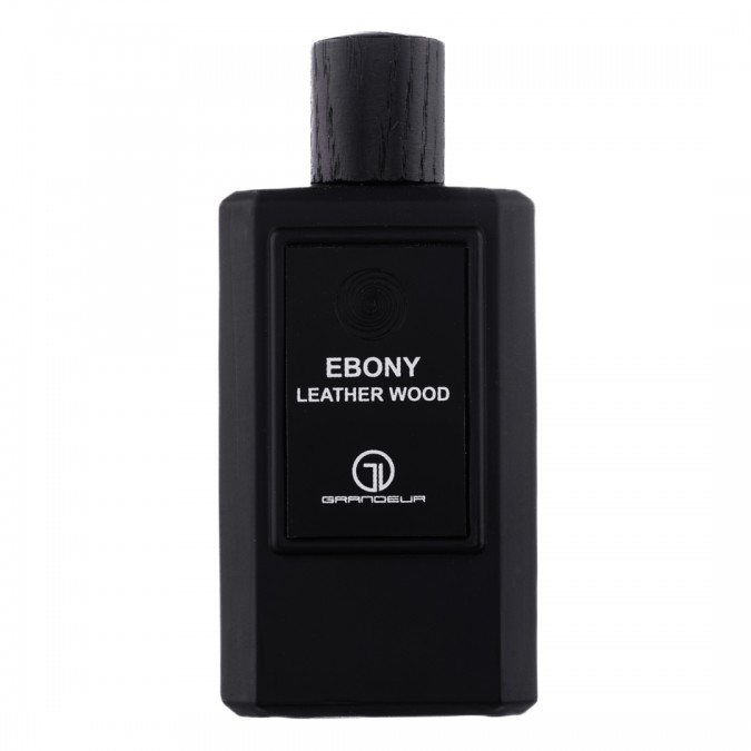 Apa de Parfum Ebony Leather Wood, Grandeur Elite, Barbati - 100ml