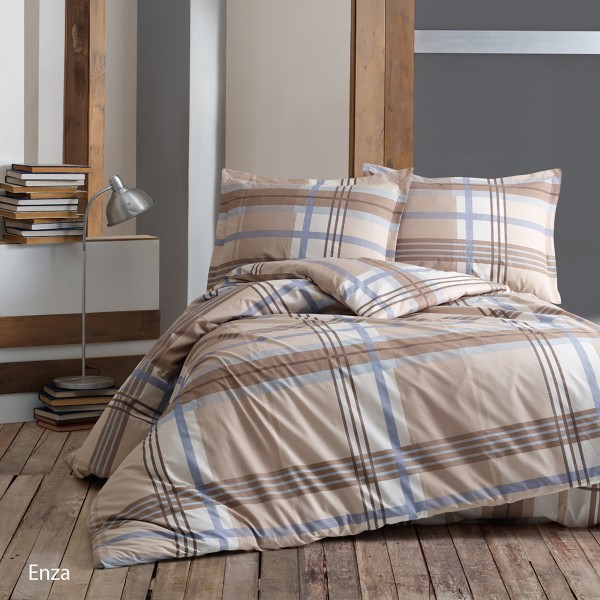 Lenjerie de pat ranforce Clasy king size (ENZA) [1]