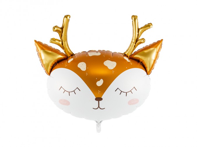 Foil Balloon Deer 73x64cm mix