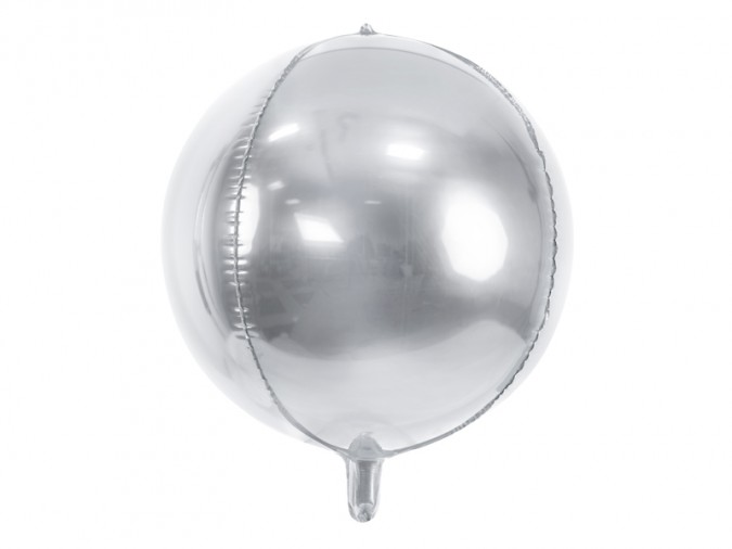 Foil Balloon Ball 40cm silver