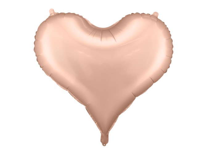 Foil balloon Heart 75x64 5 cm rosegold