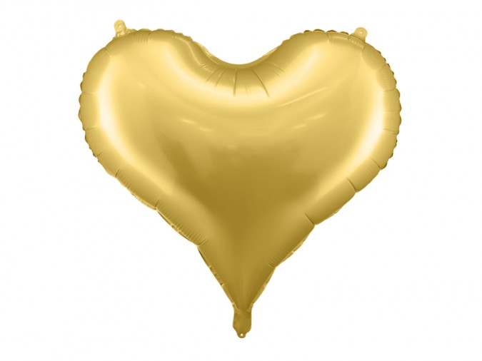 Foil balloon Heart 75x64 5 cm gold