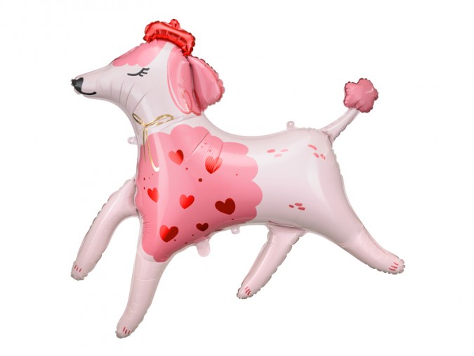 Foil balloon Poodle 119x108 cm mix