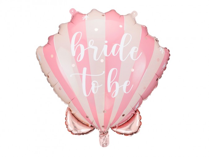 Foil balloon Seashell Bride to be 52x50 cm mix