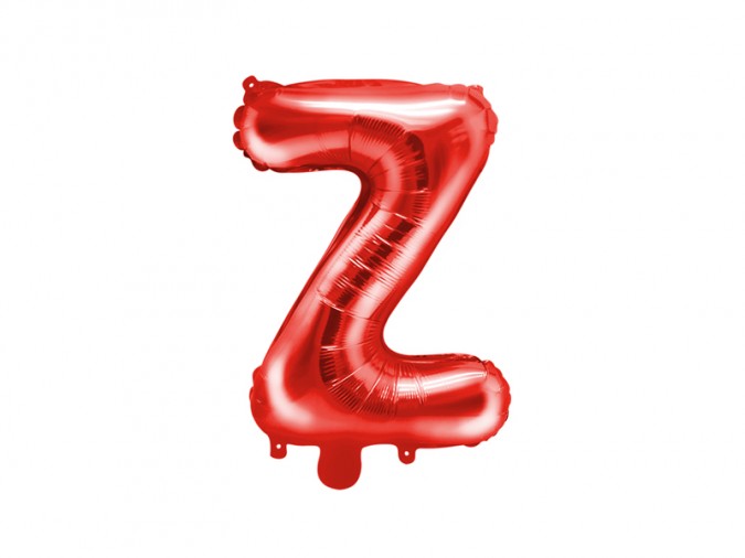 Foil Balloon Letter \'\'Z\'\' 35cm red