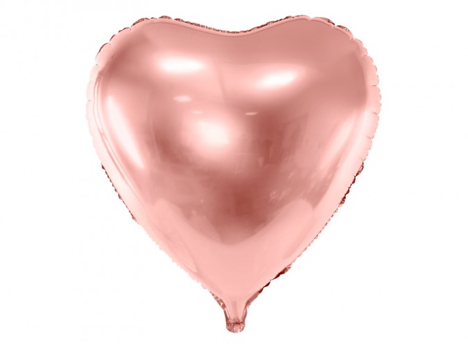 Foil balloon Heart 72x73cm rose gold