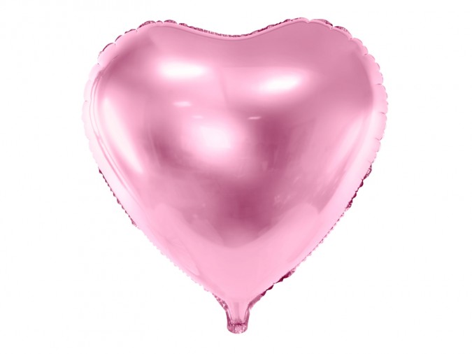 Foil Balloon Heart 45cm light pink