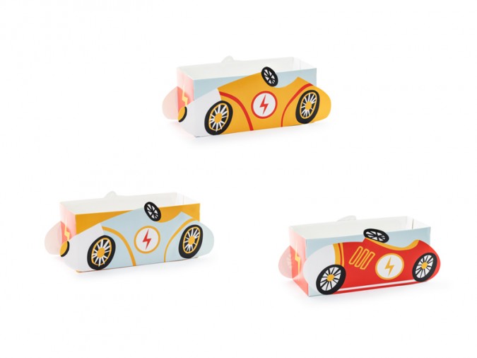 Boxes for snacks Cars mix (Set 3 bucati)