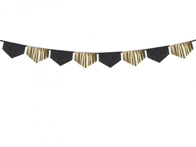 Scalloped fringe garland mix 3m