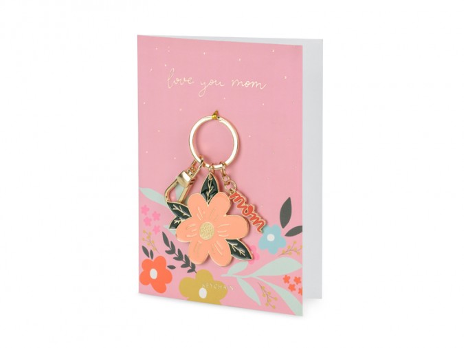 Card with keychain 12x16 cm