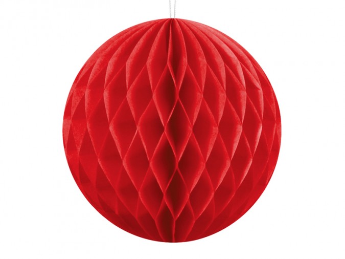 Honeycomb Ball red 10cm