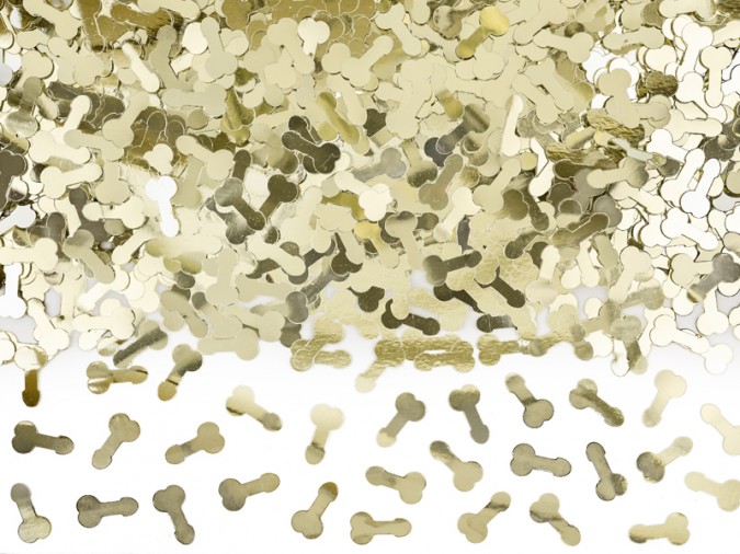 Confetti Penises gold 30g