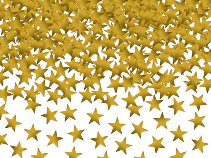 Confetti Stars gold 10mm 30g