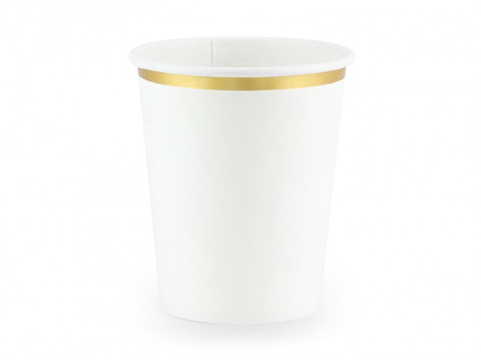 Cups white 260 ml (1 pkt / 6 pc.)