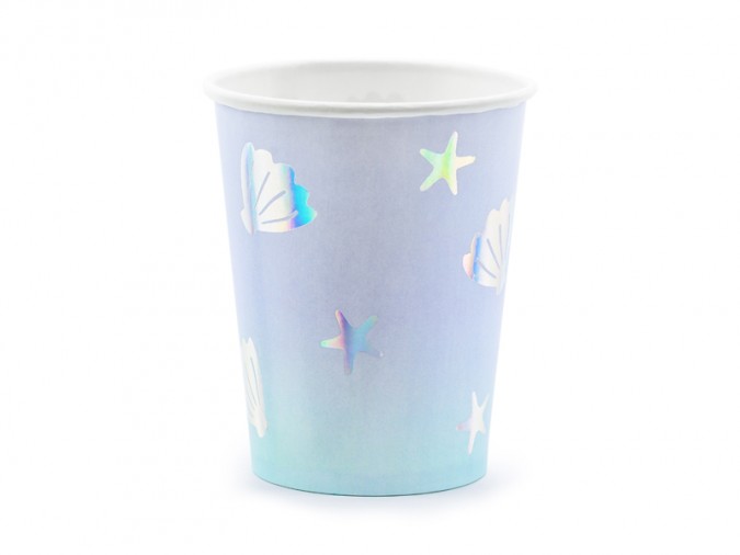 Paper cups Narwhal mix 220ml (1 pkt / 6 pc.)