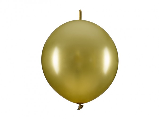 Linking balloons 33 cm gold (Set 20 bucati)