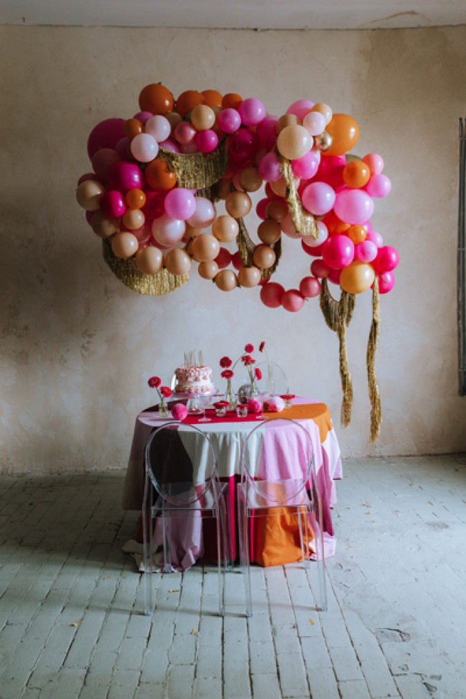 Linking balloons 33 cm nude (Set 20 bucati)