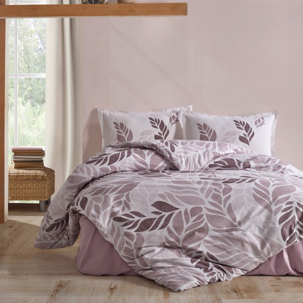 Lenjerie de pat ranforce Clasy king size (LAPIS) [1]