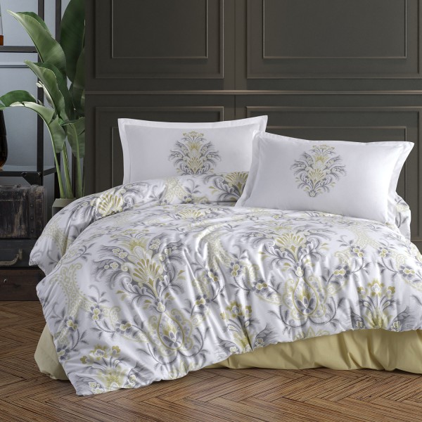 Lenjerie de pat ranforce Clasy king size (LIYA V1) [1]