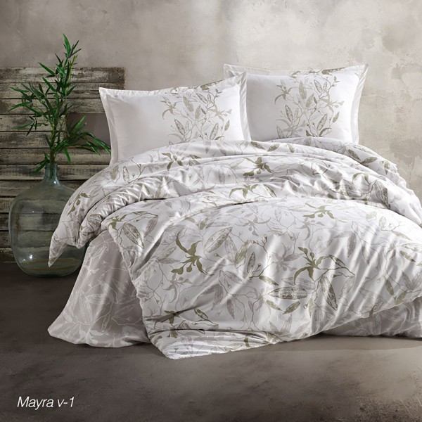 Lenjerie de pat ranforce Clasy king size (MAYRA V1) [1]