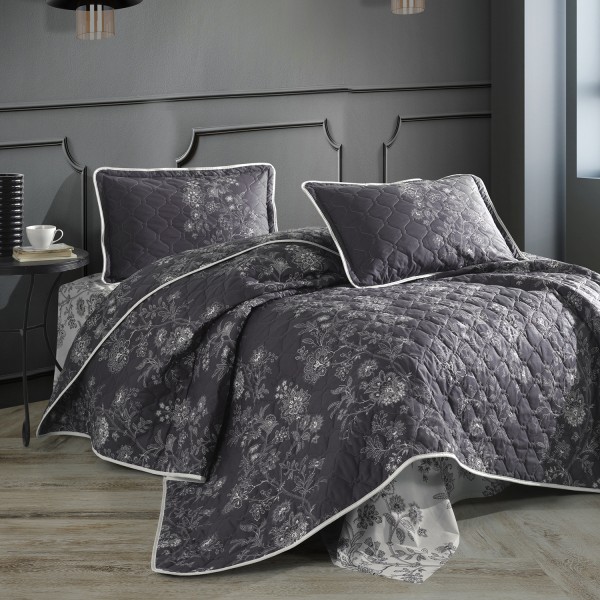Set cuvertura de pat dublu, 3 piese, Bumbac 100%, 240x260cm, Clasy, NALA V1 [1]