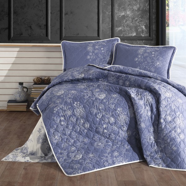 Set cuvertura de pat dublu, 3 piese, Bumbac 100%, 240x260cm, Clasy, NALA V2 [1]