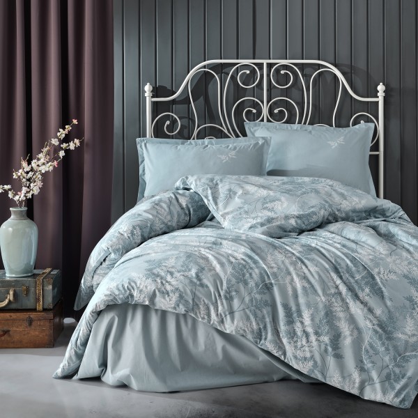 Lenjerie de pat ranforce Clasy king size (NATUR V1) [1]