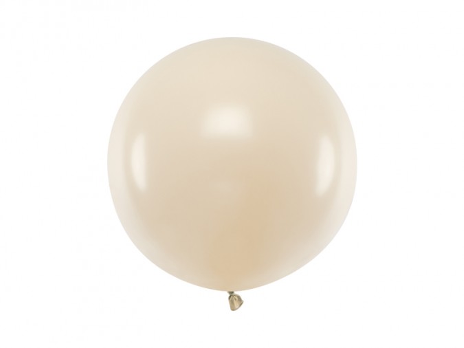 Round balloon 60 cm nude