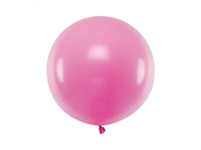 Round Balloon 60cm Pastel Fuchsia