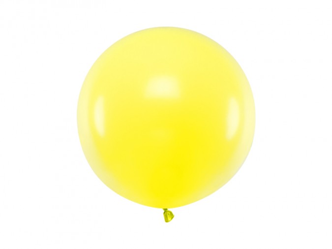 Round balloon 60 cm Pastel Lemon Zest