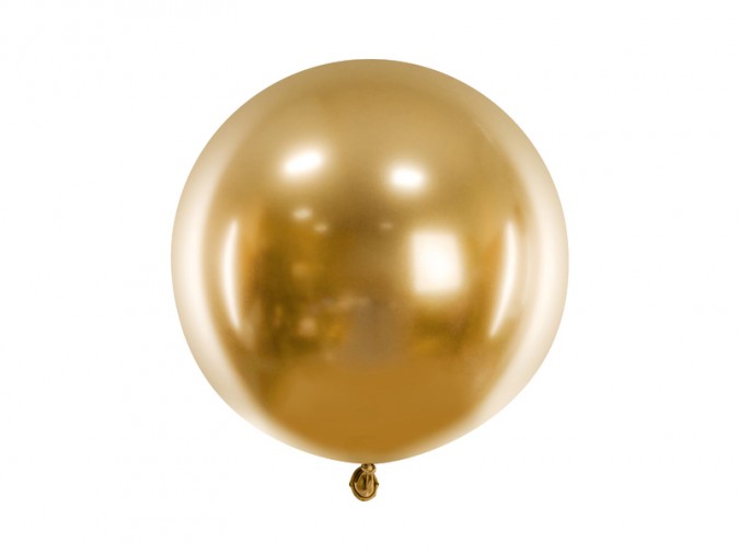 Round Glossy Balloon 60cm gold