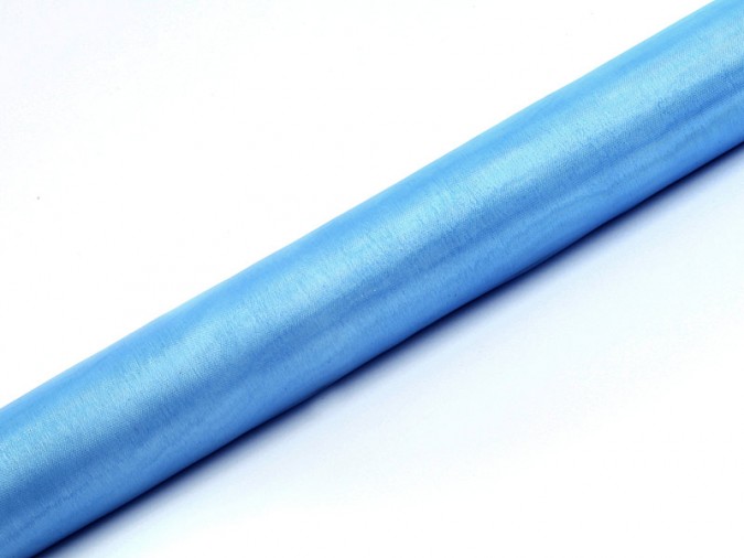 Organza Plain sky-blue 0.36 x 9m (1 pc. / 9 lm)