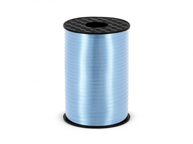 Plastic ribbon sky-blue 5mm/225m