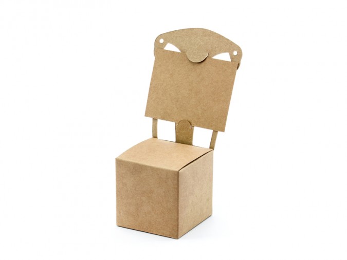 Boxes Chair kraft 5x5x5cm (Set 10 bucati)