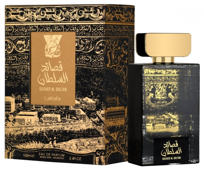 Apa de Parfum Qasaed Al Sultan, Lattafa, Unisex - 100ml