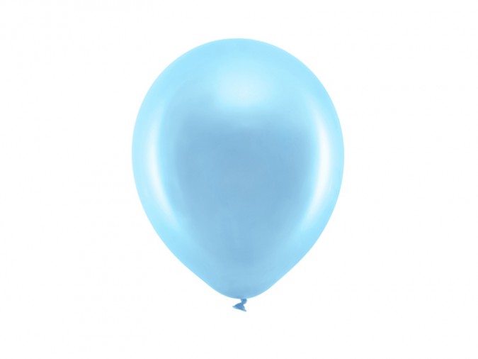 Rainbow Balloons 23cm metallic blue (1 pkt / 100 pc.)